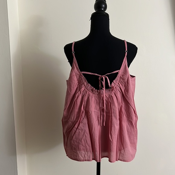 🆕LOFT Pink Tie Back Cami - Size: S - Picture 3 of 9